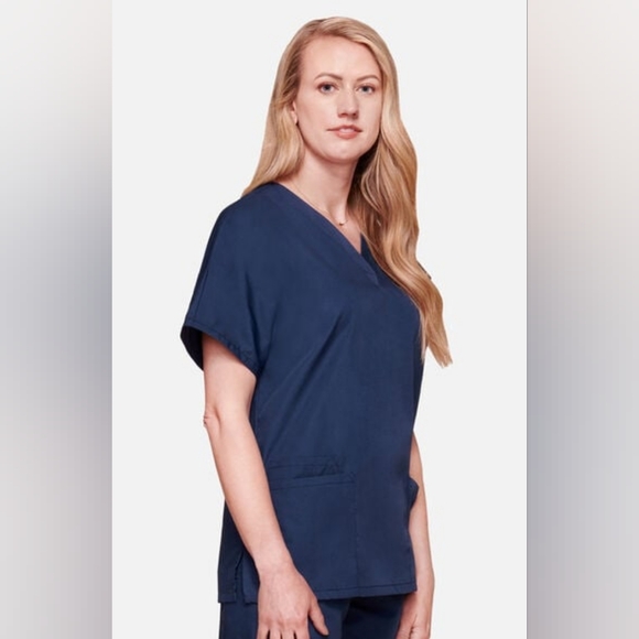 NWT Cherokee Workwear Women's V-Neck Scrub Tops (See Description for Size/Color) - Picture 4 of 13